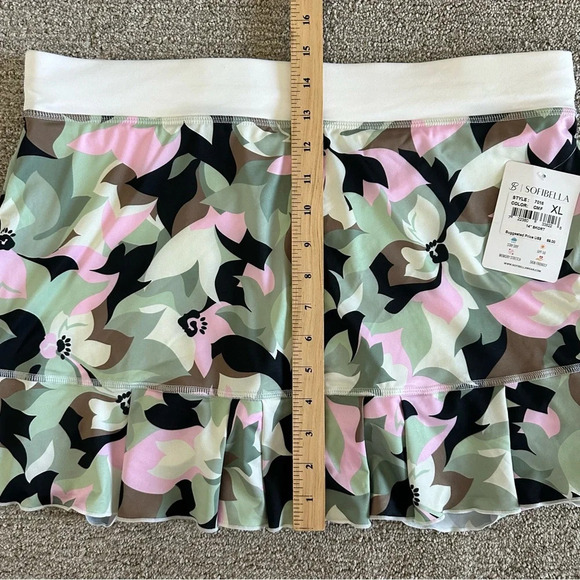 Sofibella UV Colors 14 inch Skirt Camo Floral Size XL - Picture 4 of 7